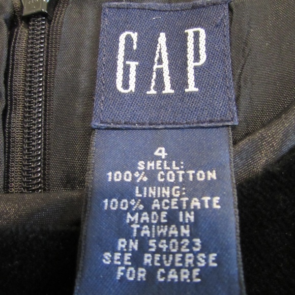 GAP Black Velvet Dress - Picture 2 of 3